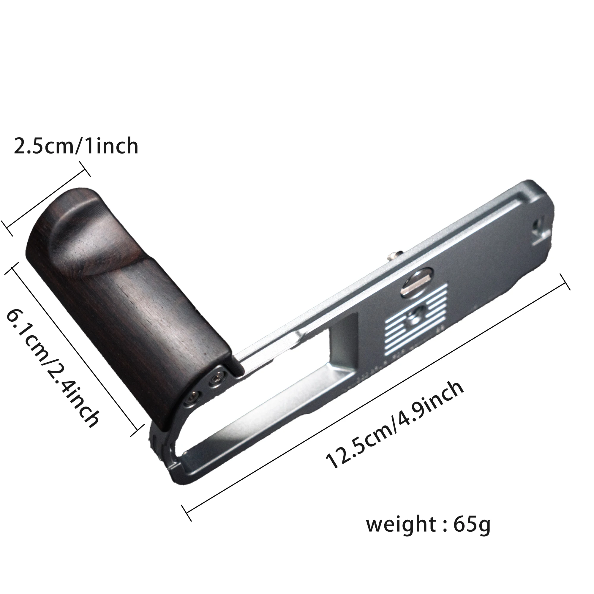 حامل L قبضة اليد الخشبية لكاميرا باناسونيك لوميكس S9 مع حامل لوحة L سريع التحرير خفيف للغاية مع قاعدة من السبائك #6