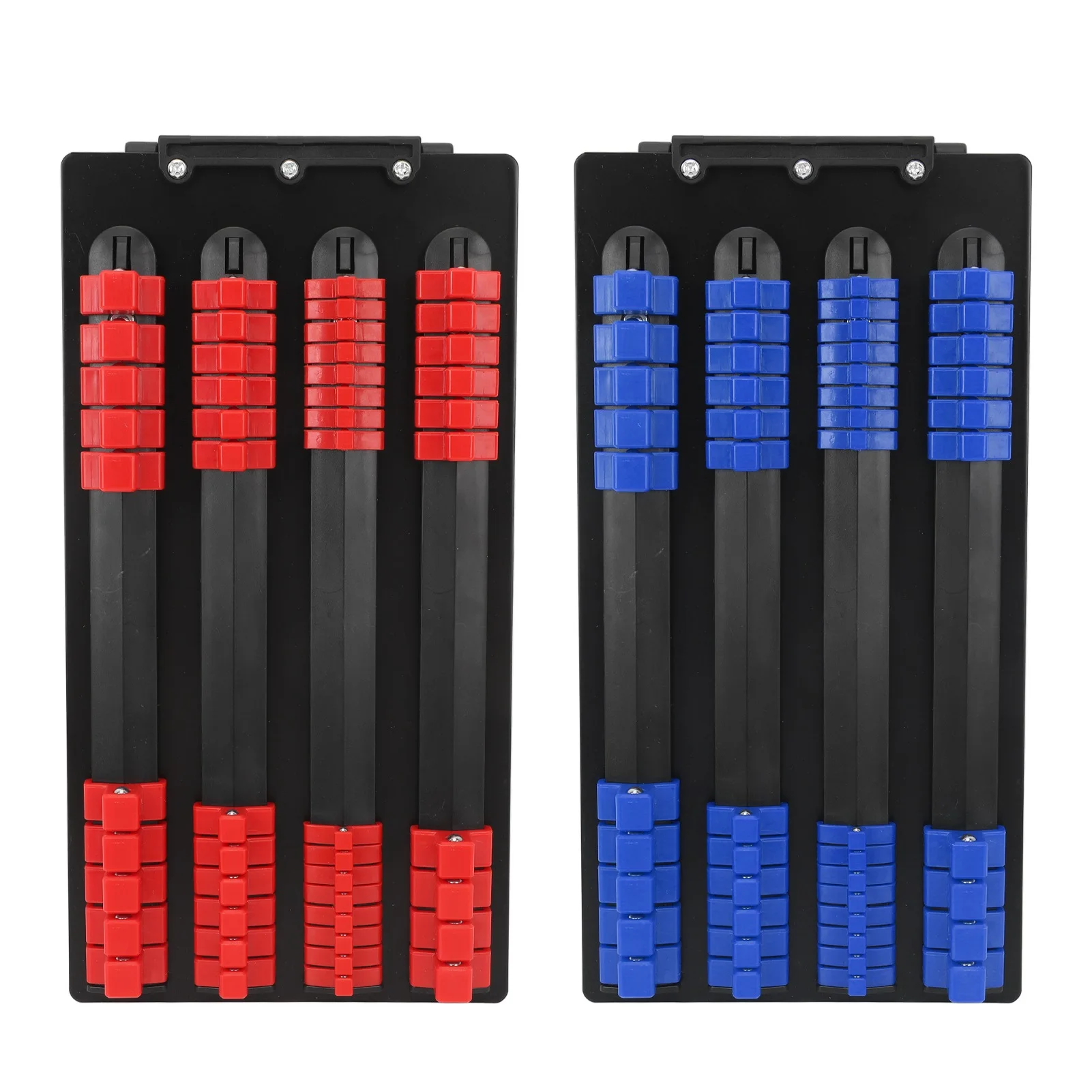 

Socket Tray 48 Sockets Holder 1/4" 3/8" 1/2" Drive Detachable Ergonomic Handle for Garage