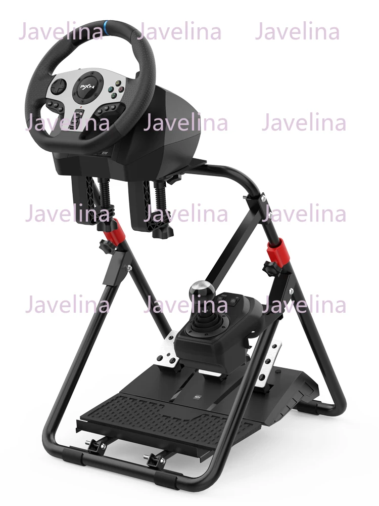 Gaming steering wheel A9 bracket,G27 G29 GT500 T300RS gear lever bracket foot pedal,computer PC racing simulator folding bracket