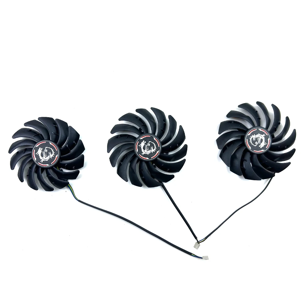 NEW Cooling Fan 87MM PLD09210S12HH 95MM PLD10010S12HH 4PIN For MSI RTX 2070 2080 SUPER 2080Ti GAMING X TRIO Graphics Video card