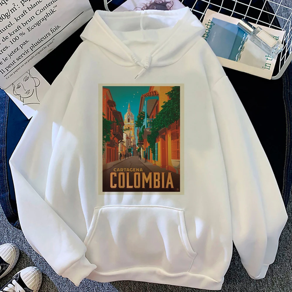 Hoodies Colômbia para Mulheres, Streetwear Anime, Hoodie Gótico, Harajuku Hood, Fato Treino Japonês