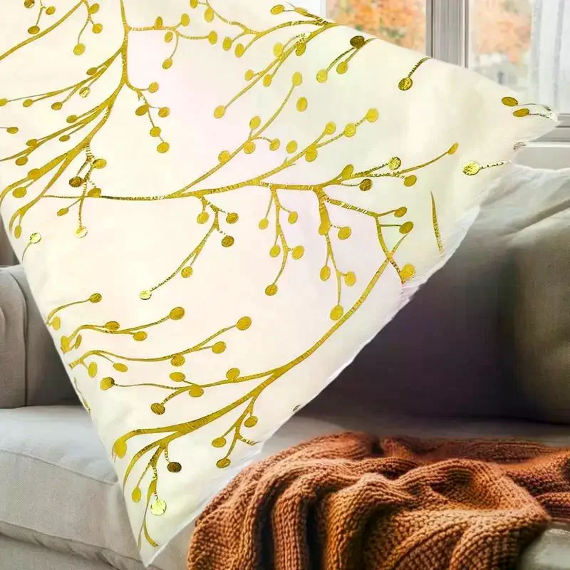 Topi Natal Bermotif Bulu Halus dengan Trim Bulu Panjang, Topi Dekoratif Natal, Dekorasi Meriah