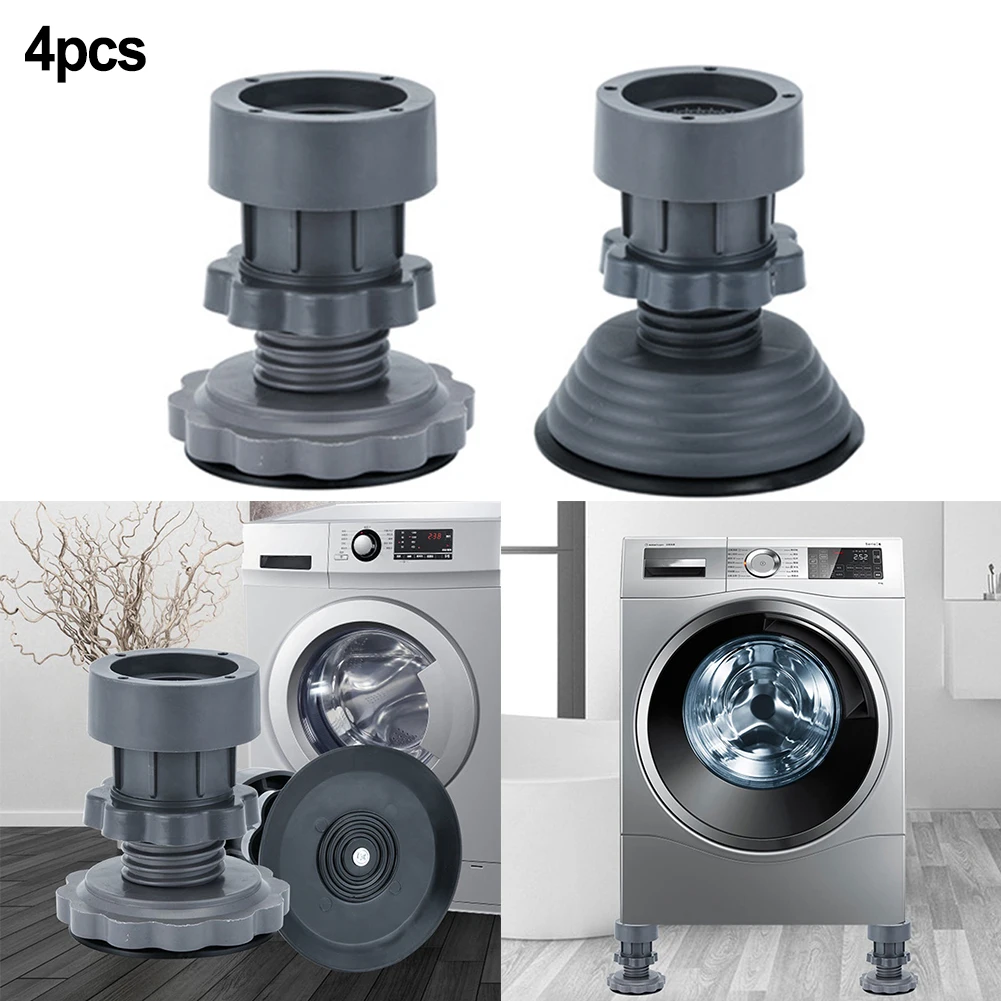 2022 قدم منصات غسالة مقاوم للماء عجلة الأسطوانة 4 قطعة المضادة للانزلاق التخميد موجة حماية القدم ألياف الراتنج