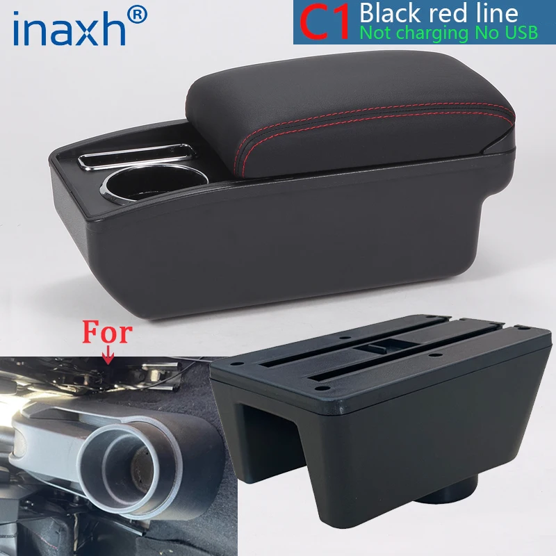 Für Seat Ibiza Armlehne Box Für Seat Ibiza 6j Ibiza 6L Auto Armlehne Auto Lagerung Box Retrofit teile Innen Auto zubehör