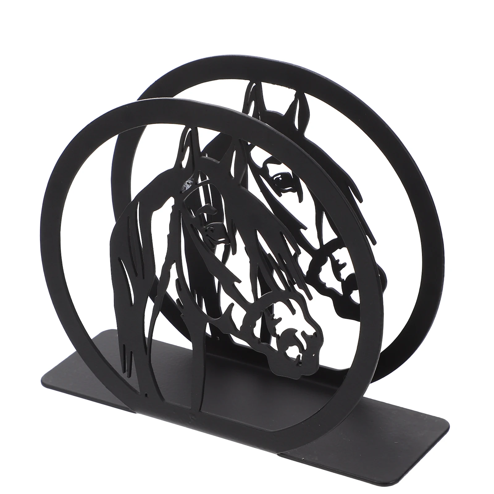 

Iron Horse Paper Towel Holder Tissue Rack Animals Napkin Stand Home Decor Kitchen Hotel Stylish Design Practical Gift