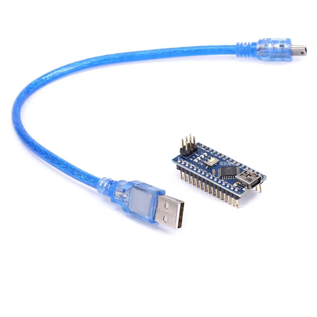 Hot 1PC Mini USB Nano V3.0 5V Micro Development Board ATmega328P CH340 Breadboard Controller For Arduino Voltage Regulator Board