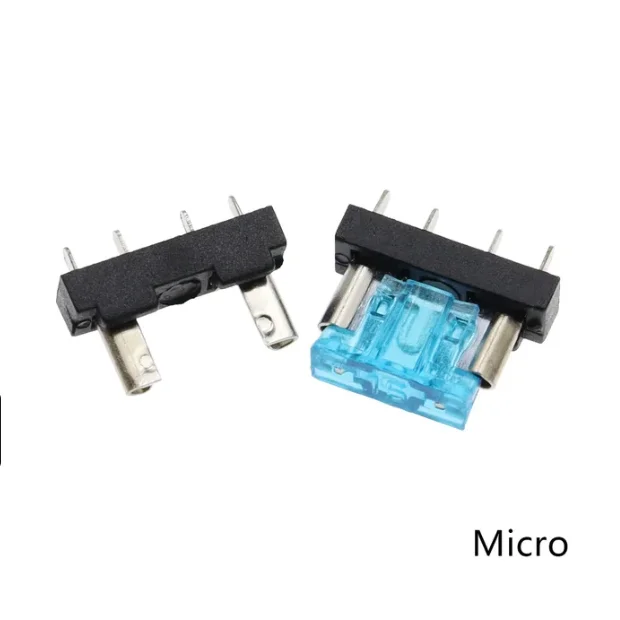 Auto Sicherungshalter PCB Board Standard Mini Micro Small Blade Auto Automotive Boot 32V Ladeeinfügung für PCB Board Sicherheitsclips
