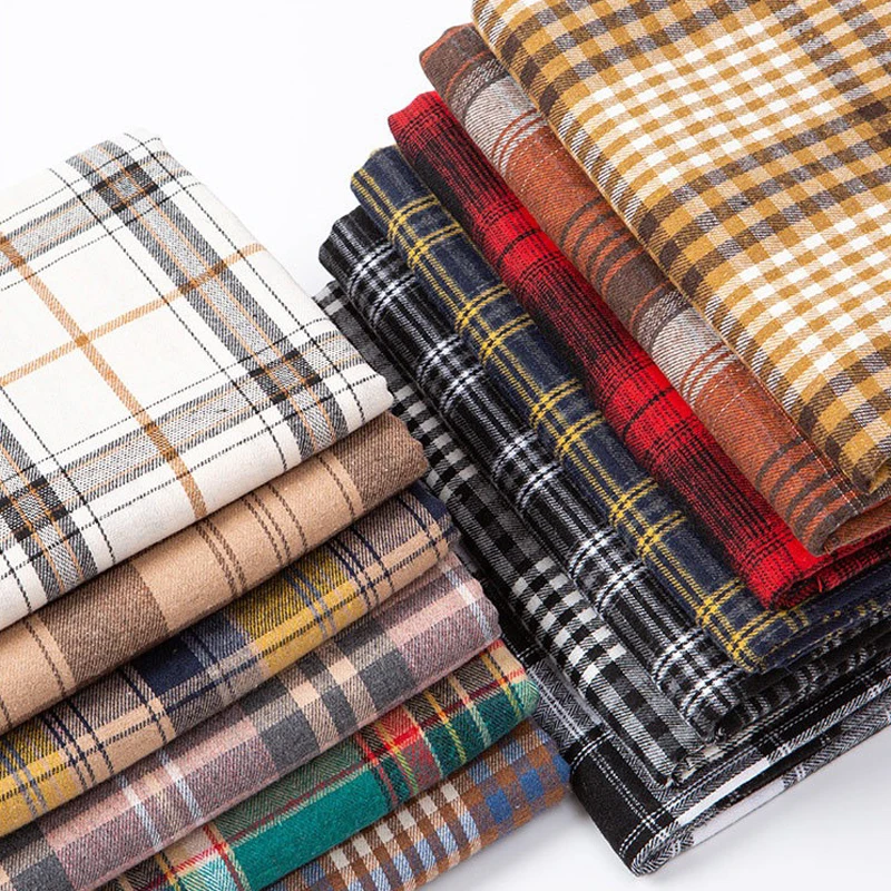 قماش منقوش على الطراز البريطاني 1 م/2 م/3 م/5 م - مزيج من القطن والبوليستر لملابس الخريف/الشتاء (متر)