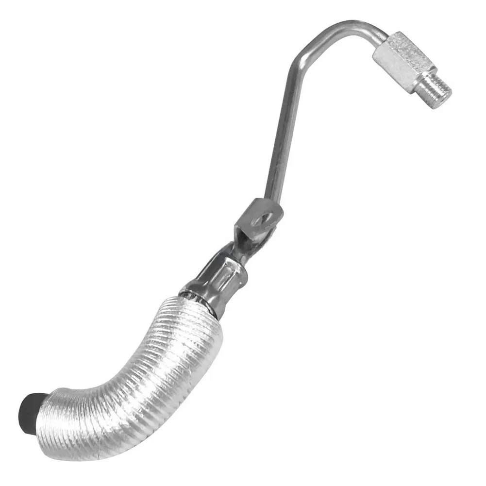 

Silver Turbocharger Hose Metal Construction Direct Replacement 2-piece Set OE Fitment Check Easy Installation Engine Maintenance