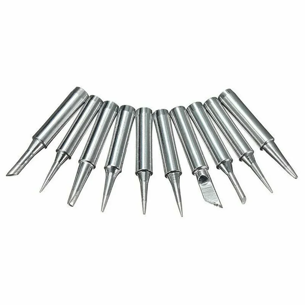 

10pcs 900M-T Soldering Iron Tip I/B/K/2C/3C/4C/1.2D/1.6D/2.4D /3.2D Lead-Free Welding Tips Head For Rework Station Solder