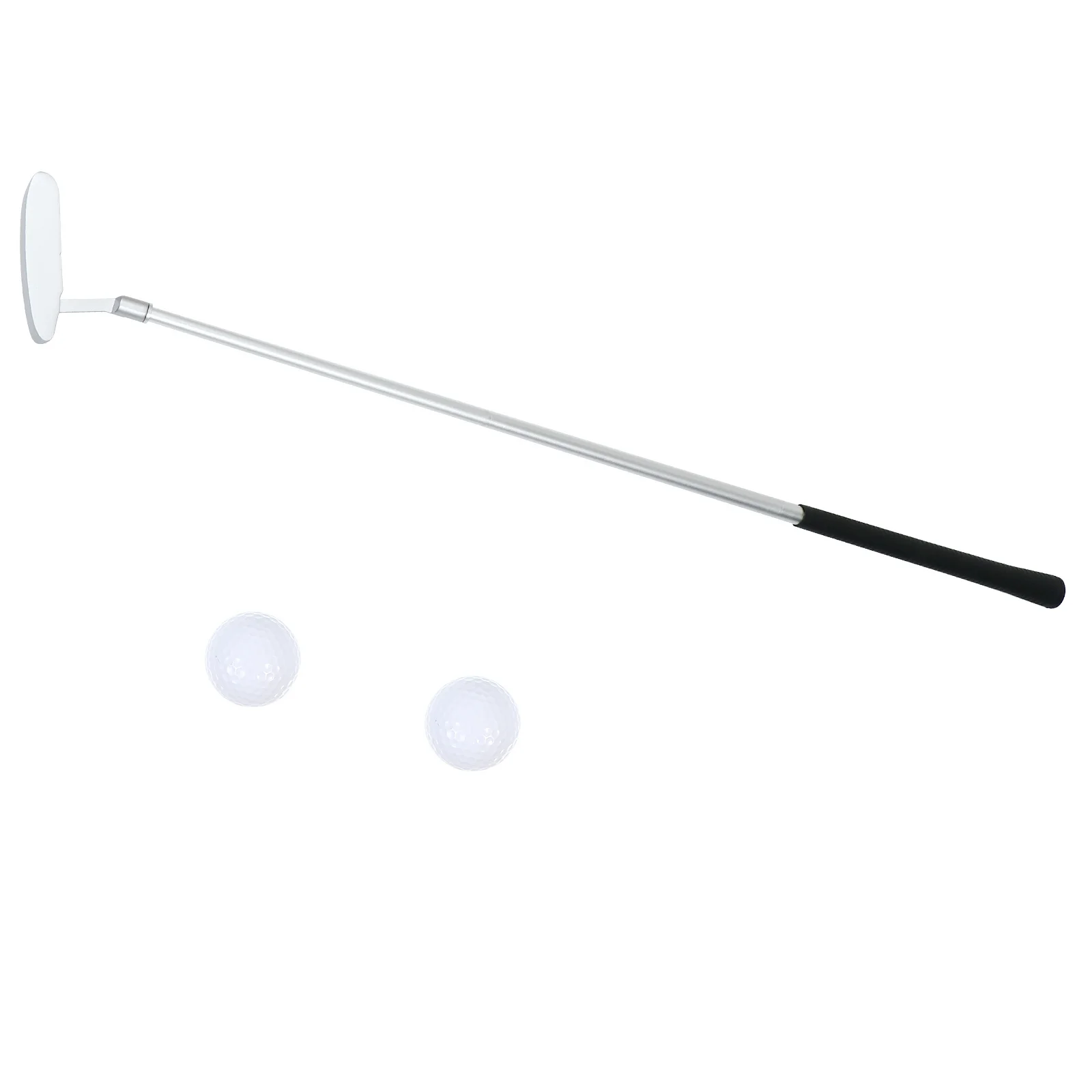 

1 Set Folding Golf Putter 3-Section Detachable Shaft Portable Zinc Alloy Club For Indoor Outdoor Practice Training Use Compact
