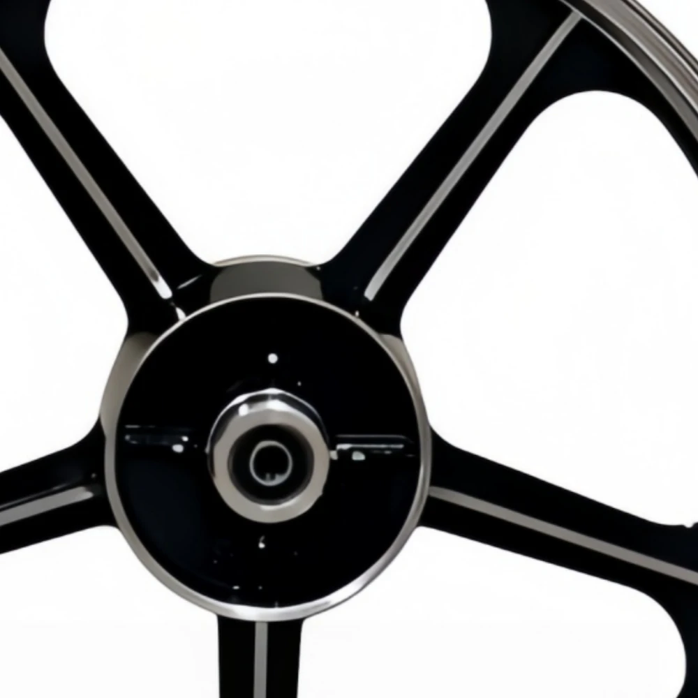 For Honda Wave110 Wave125 Modenas Kriss K1 17Inch 5‑Spoke Alloy Disc‑Brake Wheel Rim Balanced Sturdy Custom mod spare parts
