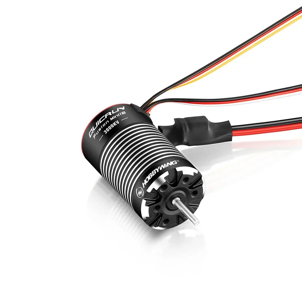 Hobbywing QuicRun Fusion Mini16 30A 3000KV Brushless Sensored Waterproof Motor ESC 2-IN-1 FOC for 1/16 1/18 RC Car Crawler