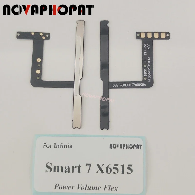 

Novaphopat для Infinix Smart 7 X6515 включение/выключение питания, громкость вверх вниз ленточная Кнопка питания гибкий кабель лента