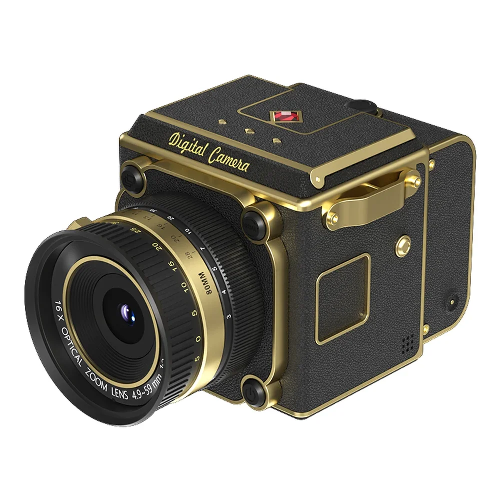 Retro Mini-Digital Camera In 4 Colors Vintage 64MP 4K Vlogging