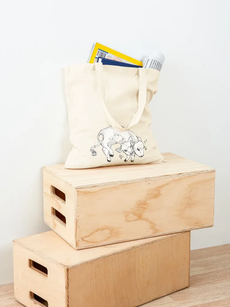 two headed calf by laura gilpin Tote Bag Candy bags sacs de shopping great bag reusable grocery bags