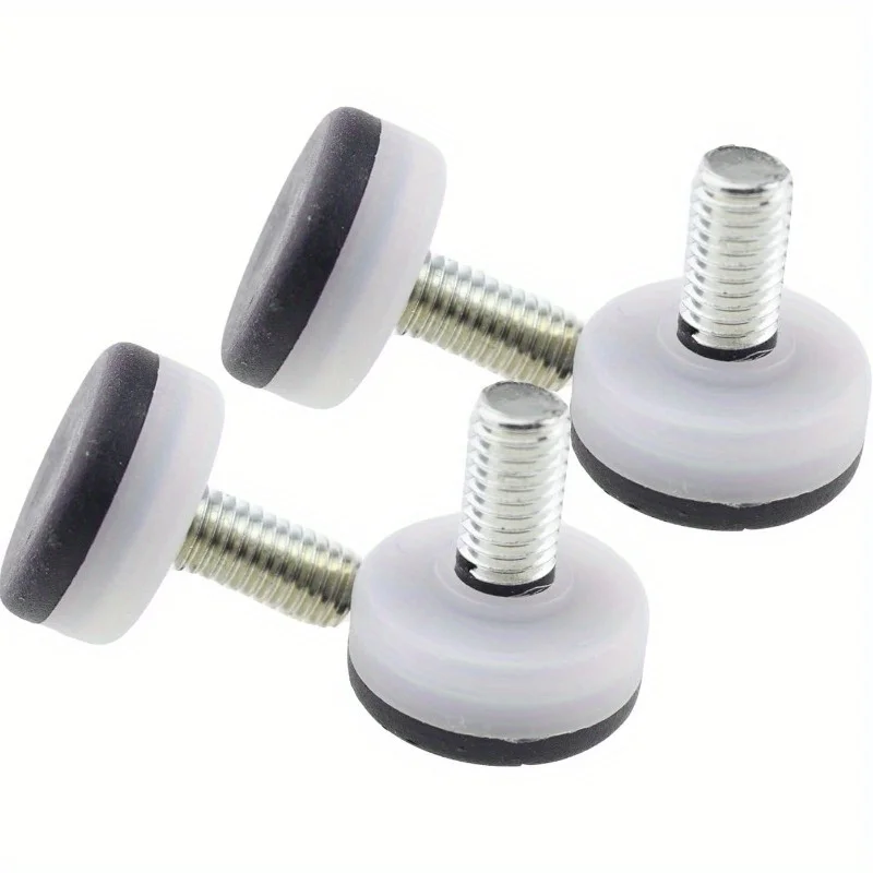 สกรูขาโต๊ะ 12 ชิ้น M10*20 มม. สกรูยึดขาปรับระดับเฟอร์นิเจอร์แบบเลื่อนได้ สำหรับเฟอร์นิเจอร์ที่มีน้ำหนักมาก เช่น โต๊ะ เก้าอี้ ตู้