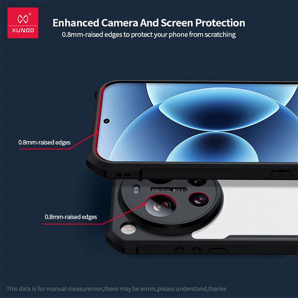 XUNDD Phone Case For Xiaomi 17 Ultra  Shockproof Clear Case with Camera Lens Protection and Four-Corner Anti-Drop Bumper