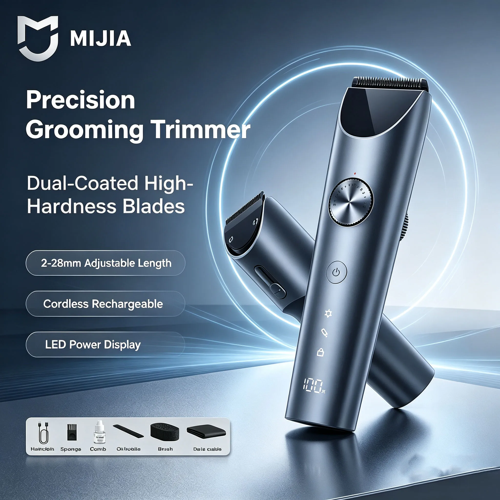 mijia-hair-clipper-2-hair-trimmer-professional-beard-cut-machine-ipx7-waterproof-wireless-haircut-machine-mijia-clipper-2