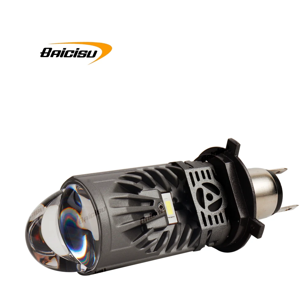 H4 المصباح المزدوج العارض عدسة LED السيارة الأصلية HOD HID H4 ثنائية زينون ضياع استبدال H4 مرحبا/منخفضة شعاع ضوء 55 واط 12000LM