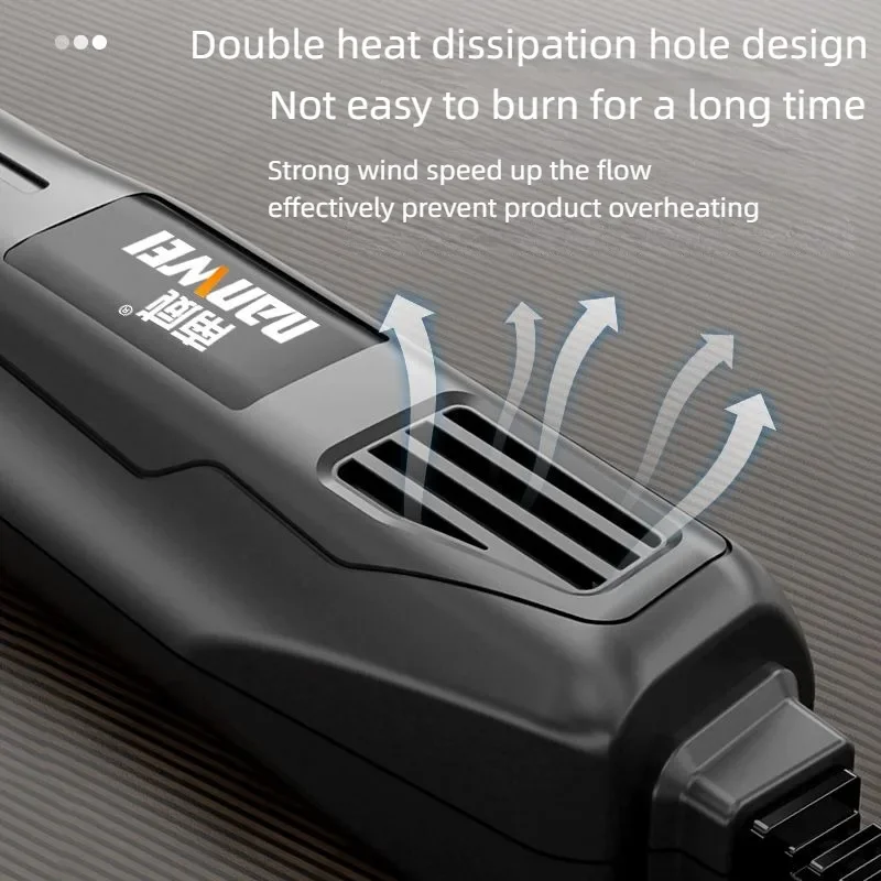 Imagem -06 - Nanwei 220v Faça Você Mesmo Pistola de Calor Ferramenta Elétrica Lança ar Quente 140 300w Temperatura Arma com Suporte Assento Ferramentas Plásticas Psiquiatra