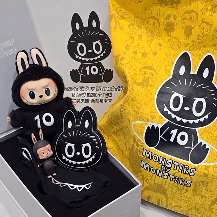 

Limited POP MART The Monster Labubu 10th Anniversary Serie Blind Box Anime Pendant Trendy Toy Mystery Box Toy Gift