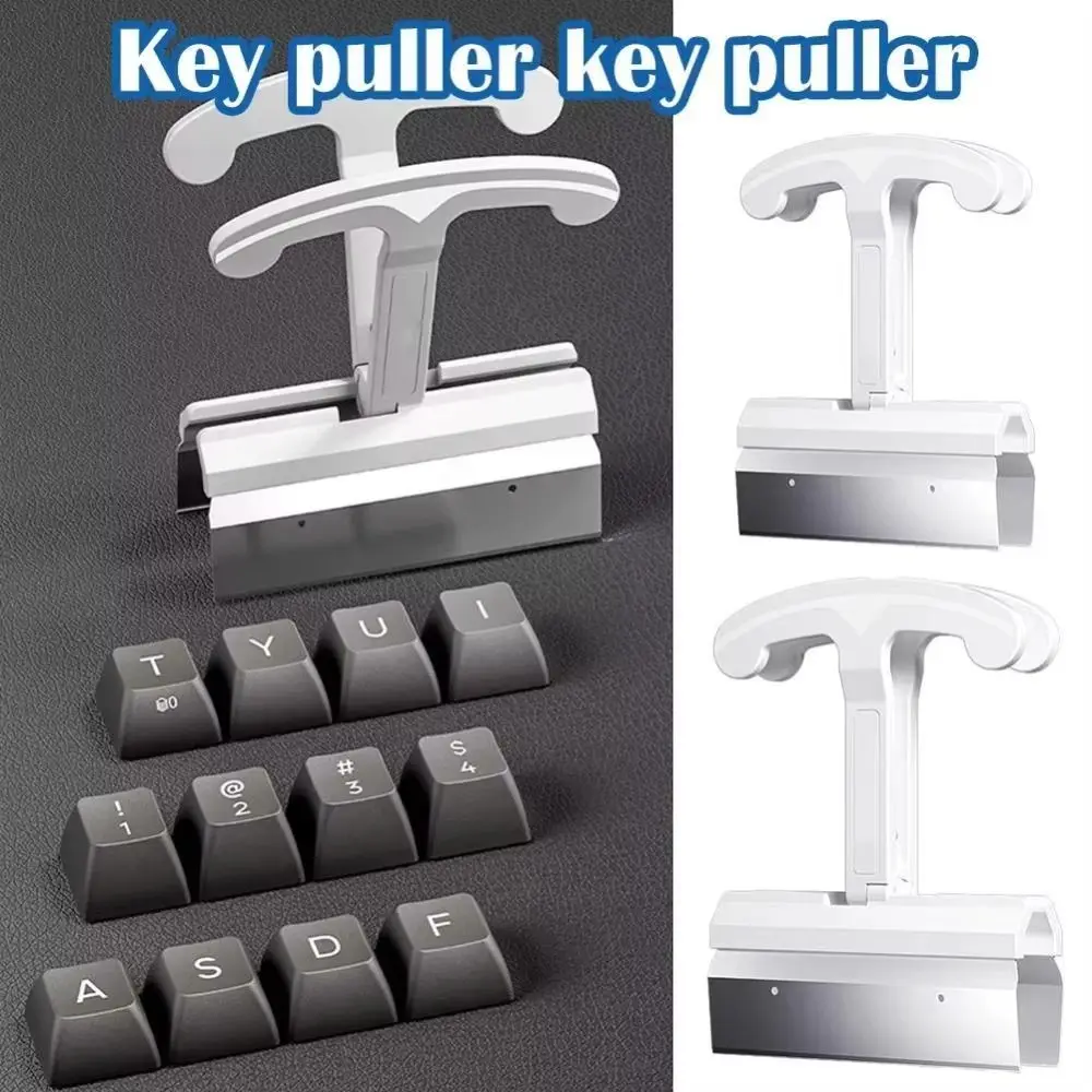 Large Size Keys Caps Puller Scratch-Proof Four Keys Simultaneous Mechanical Keyboard Keycap Extractor Heavy Duty Universal Fit