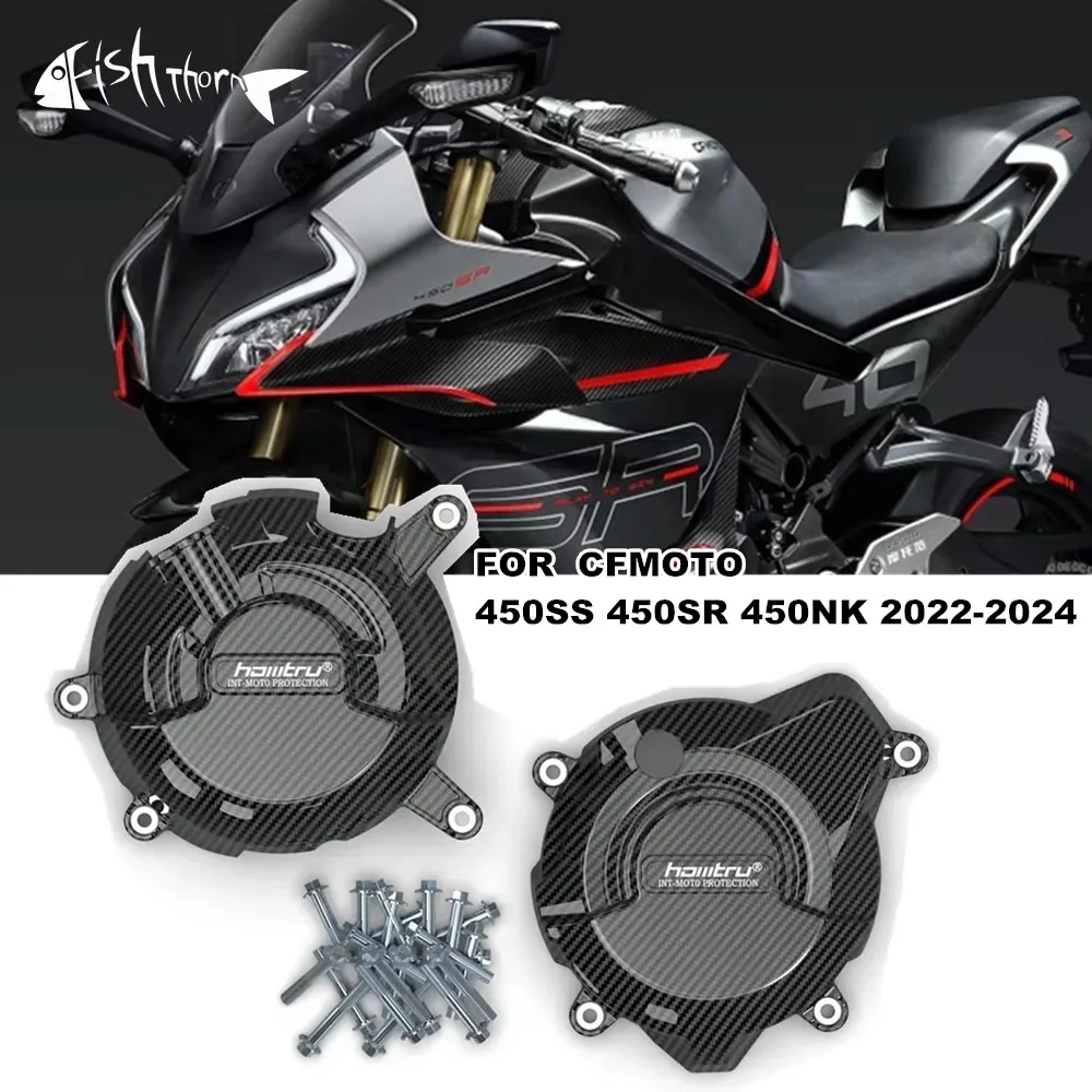 Motorcycle Engine Cover Sets Bonnet Protector Engine Cover For CFMOTO 450NK 450SS 450SR CF MOTO 450NK 450SR 2022 2023 2024