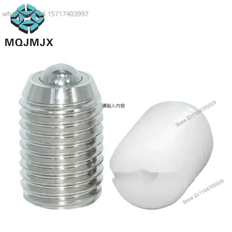 3pcs Screw Bull Eye Universal Elastic Ball Bearing Ball Head Piston Wave Ball