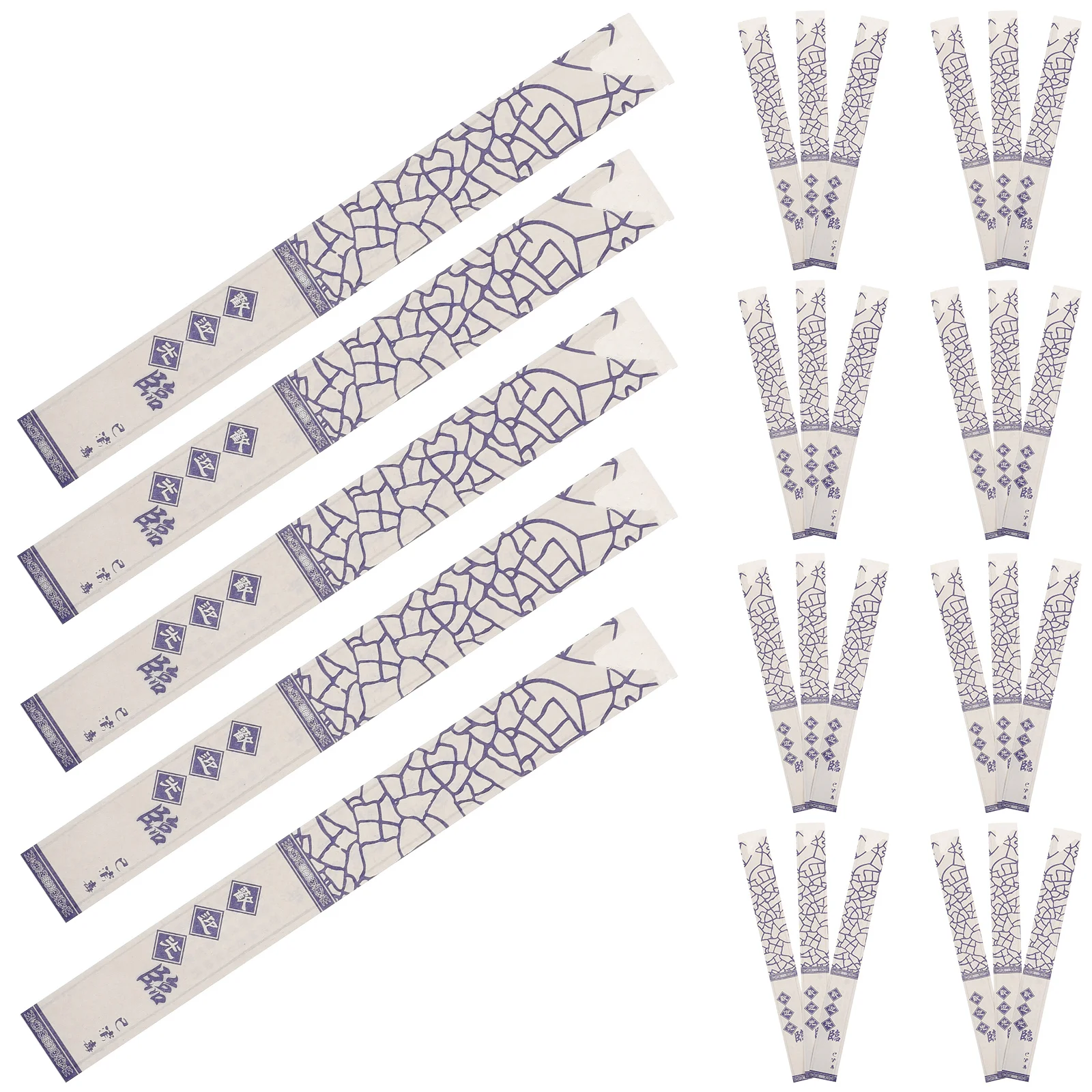 

500pcs Paper Chopsticks Bags Disposable Cutlery Sleeves Takeout Tableware Pouches For Home Restaurant Camping Lightweight