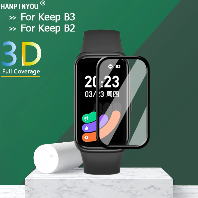 For Keep Band B5 B4 B3 B2 Lite Sport Smart Bracelet Watch Full Cover 3D Curved Plating Soft PMMA PET Film Screen Protector