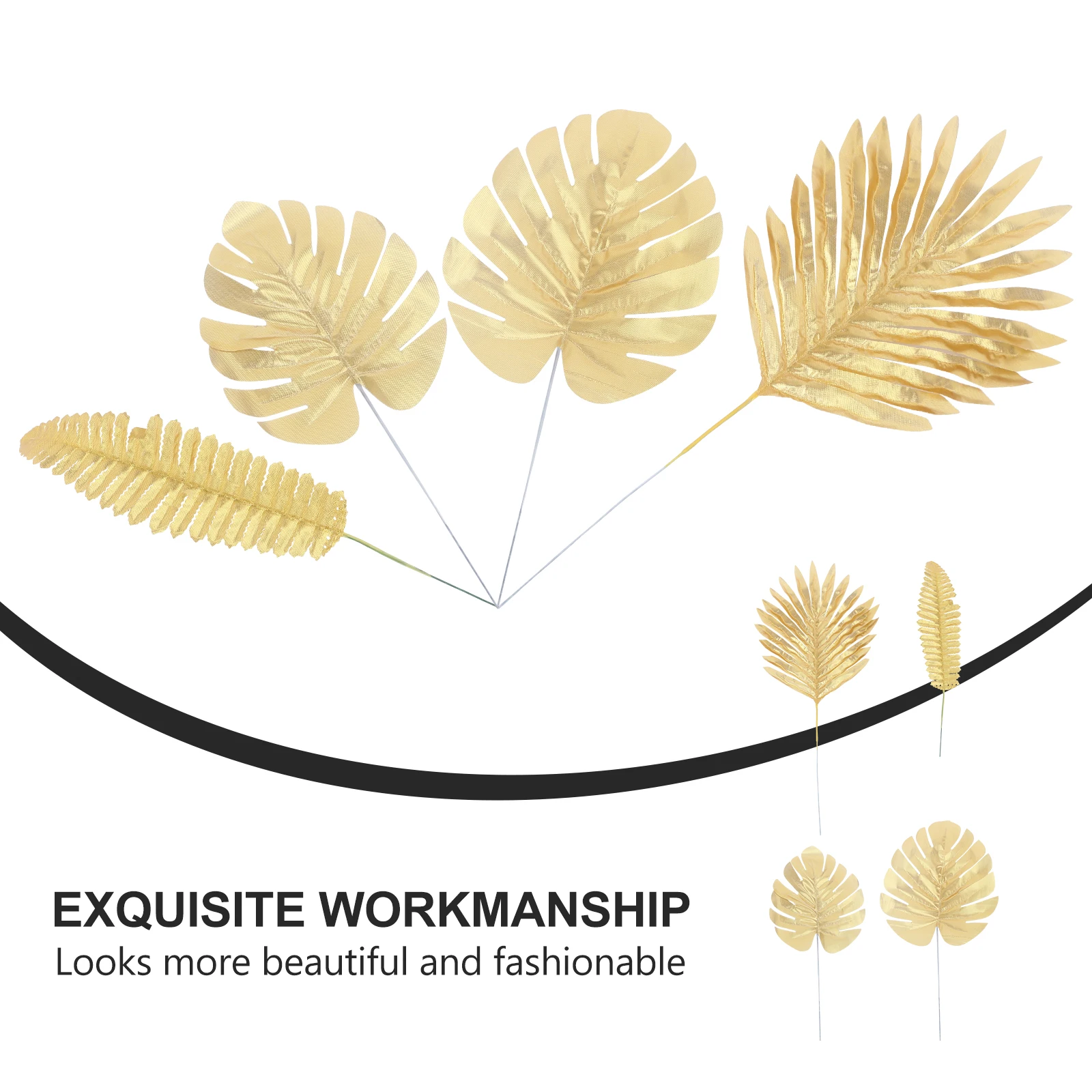 

20pcs Leaves Decoration for Wedding Home Party Suitable House Decorative Bouquet Simulation Branch