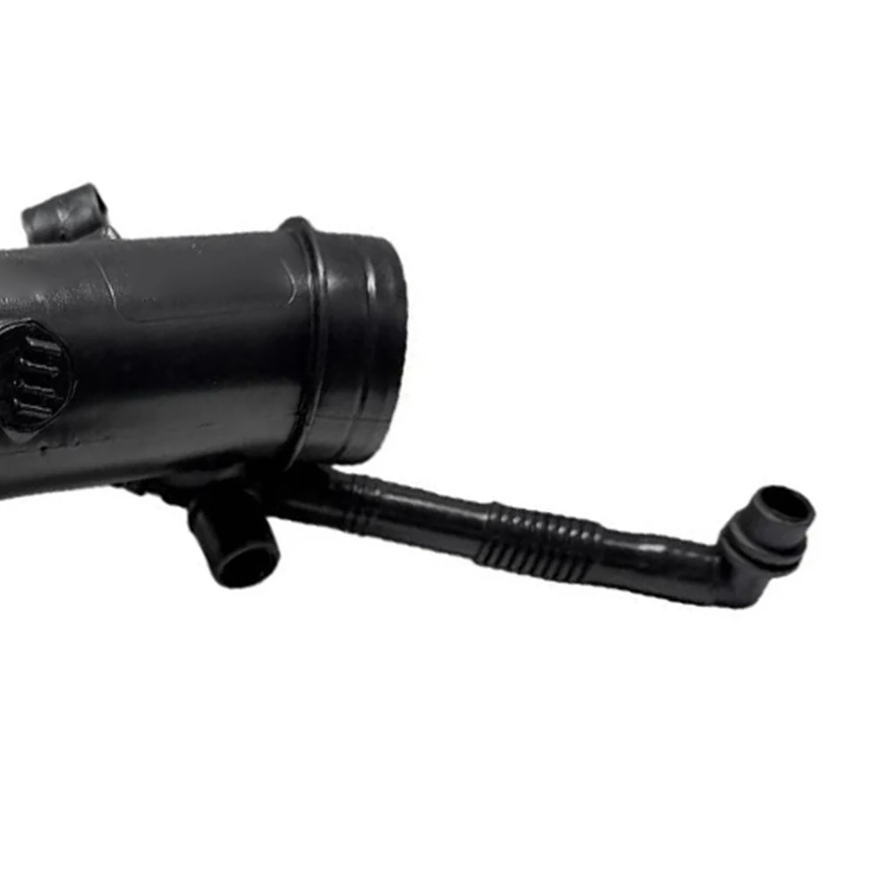 For Engine Air Intake Repair Air Intake Hose Air Intake Part Black Heat-resistant ABS Material Reduces Oil Vapor Buildup
