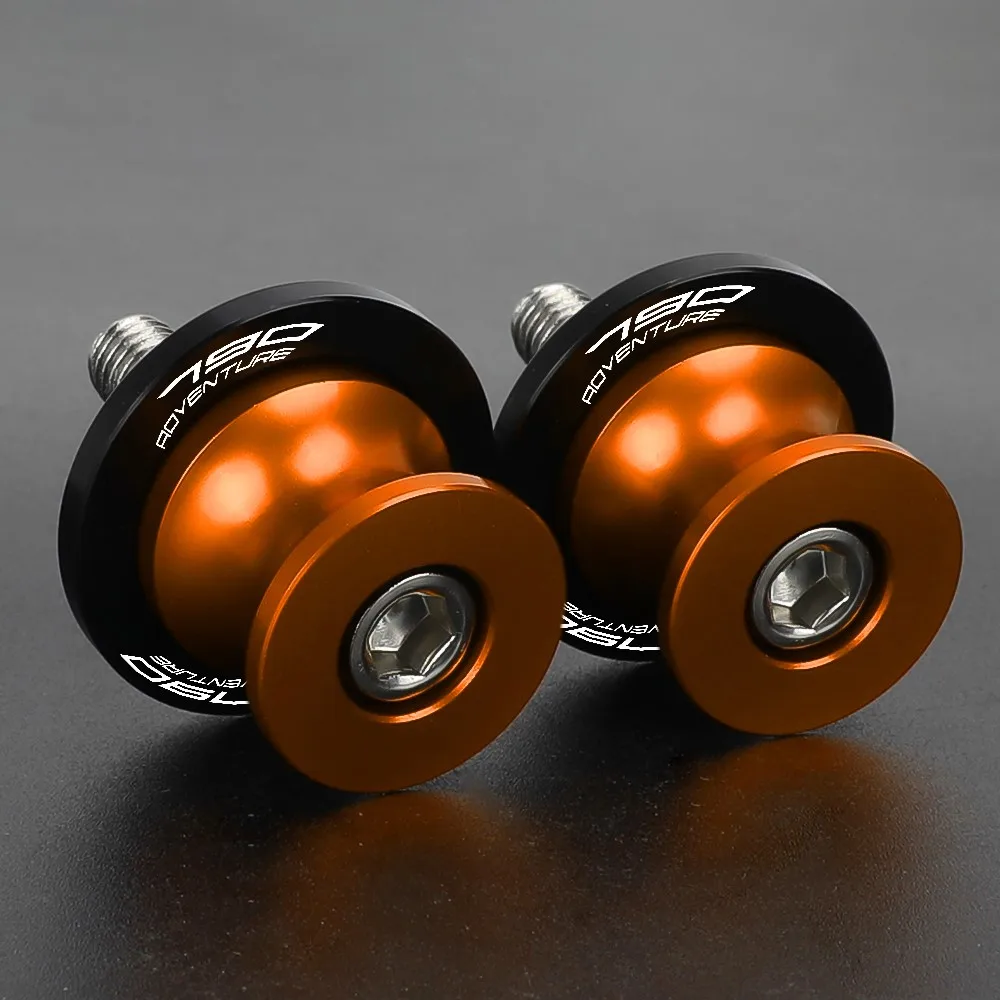 Motorcycle Accessories Swingarm Spools Slider Stand Support For 790 ADVENTURE ADV-R 2019 2020 2021 2022 2023 2024 M8×1.25 Parts 3