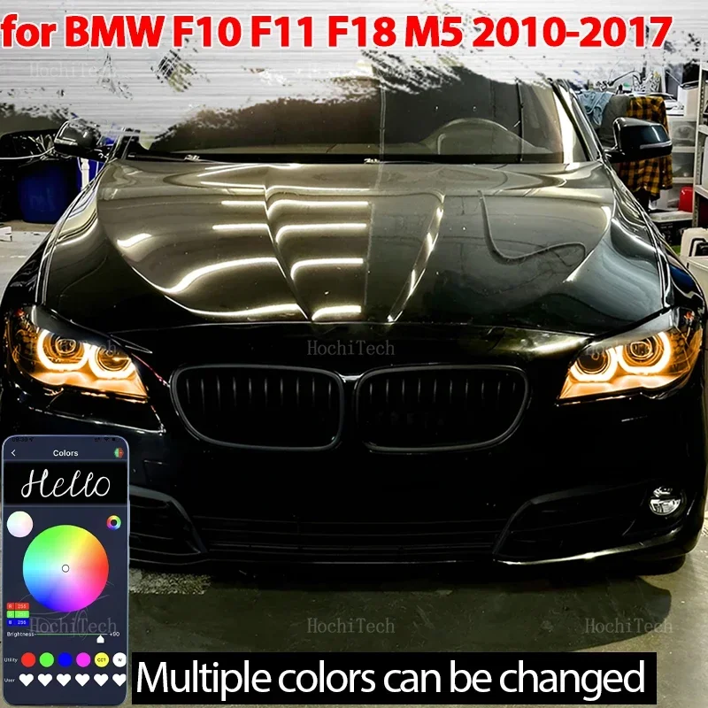 Light Rings Led Angel Eyes Car Headlight Accessories Light for BMW 5 series F10 F11 F18 520i 523i 528i 530i 535i M5 2010-2017