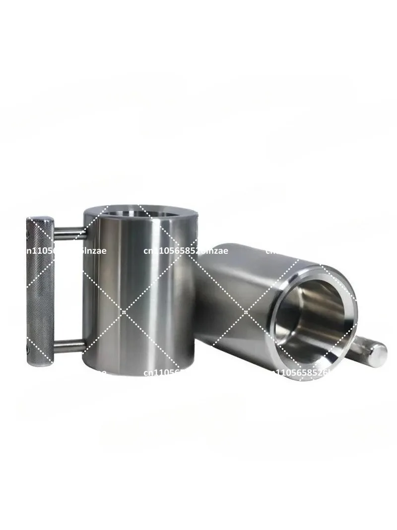 10lb Stainless Steel Dumbbell Water Bottle Heavy Fitness Drink Jug for Workout
