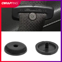 10PCS Car Seat Belt Stop Button Clips Seatbelt Adjuster Fastener Retainer Buckle Stopper Holder Rivet Stud Clips Car Accessories