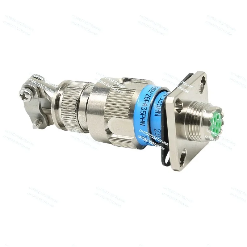 

J599/26FA35PHN + J599/20FA35SHN circular electrical connector 6-pin aviation plug seat connector