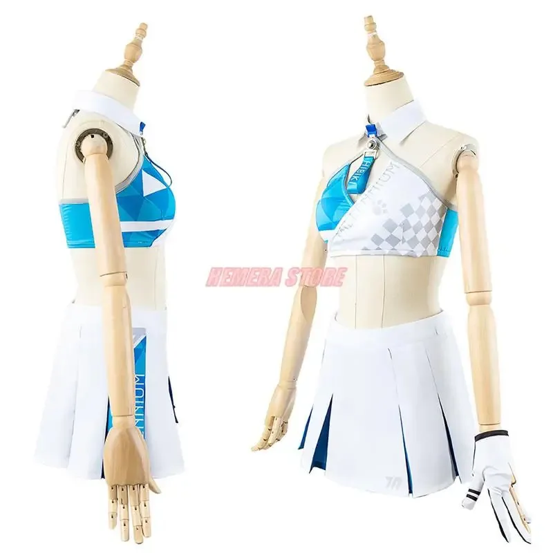 Az15Snekozuka Hibiki Kotori Game الأزرق الأرشيف تأثيري فستان حفلة البدلة زي الهالوين أنيمي زي