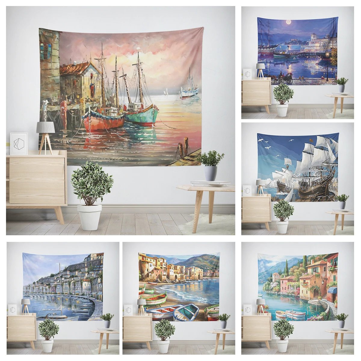 Home decorations Animal landscape style room decor wall tapestry aesthetic bedroom aesthetic wall art large fabric wall tapestry