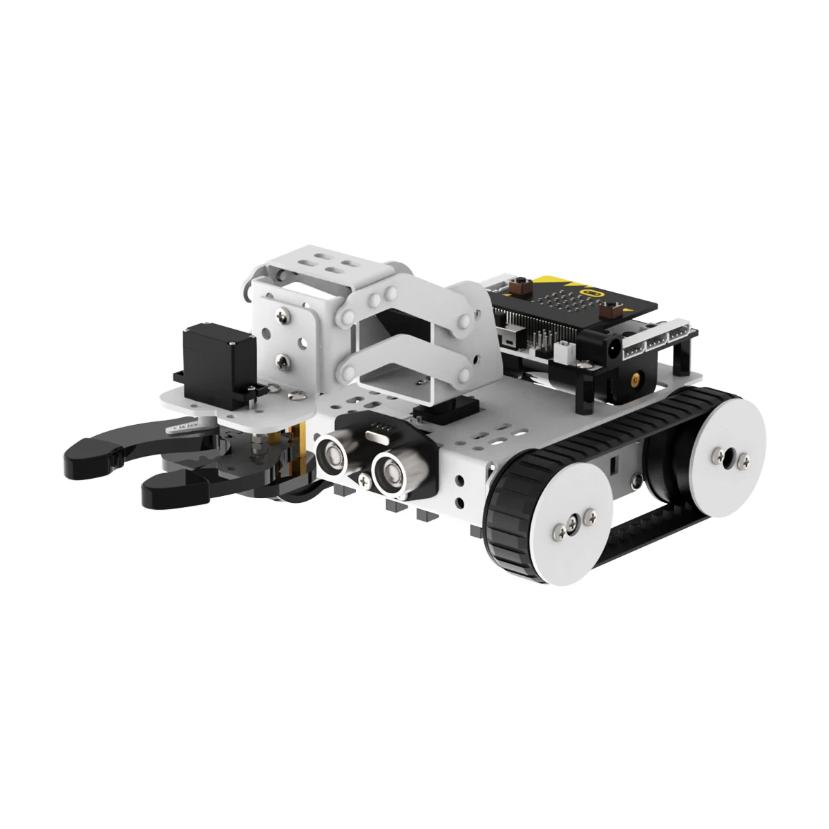 NEW Qtruck Microbit Programming Remote Control Smart Line Follower Robot Car Kit with Robot Arm STEAM Robotic Kits for Education
