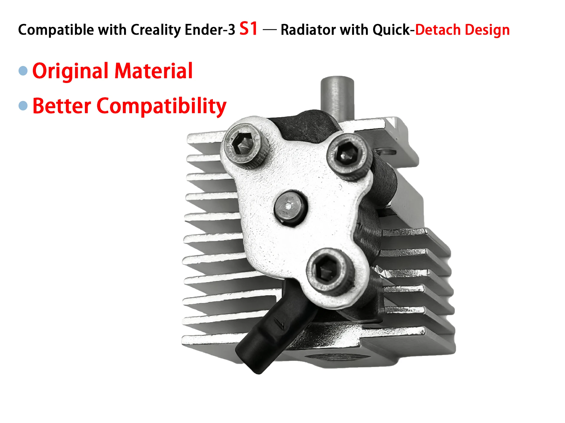 

Модернизированный радиатор с быстросъемным механизмом для Anycubic Kobra S1 — новый модернизированный комплект Hotend (подходит для комбинированного основного блока Kobra S1/модели S1C)