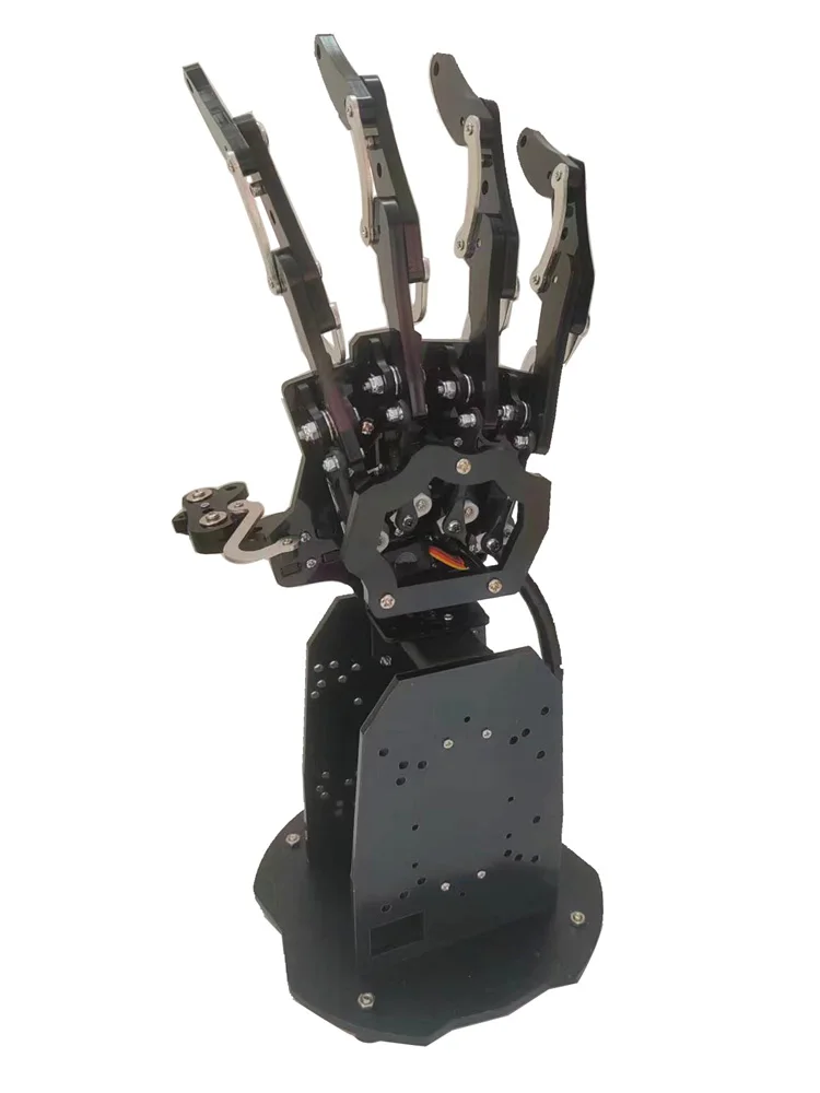 5 Dof Robot Hand with Five Fingers Servo Control Left Right Bionic Palm Assembled Gripper for Arduino/ESP32 Programmable Robot