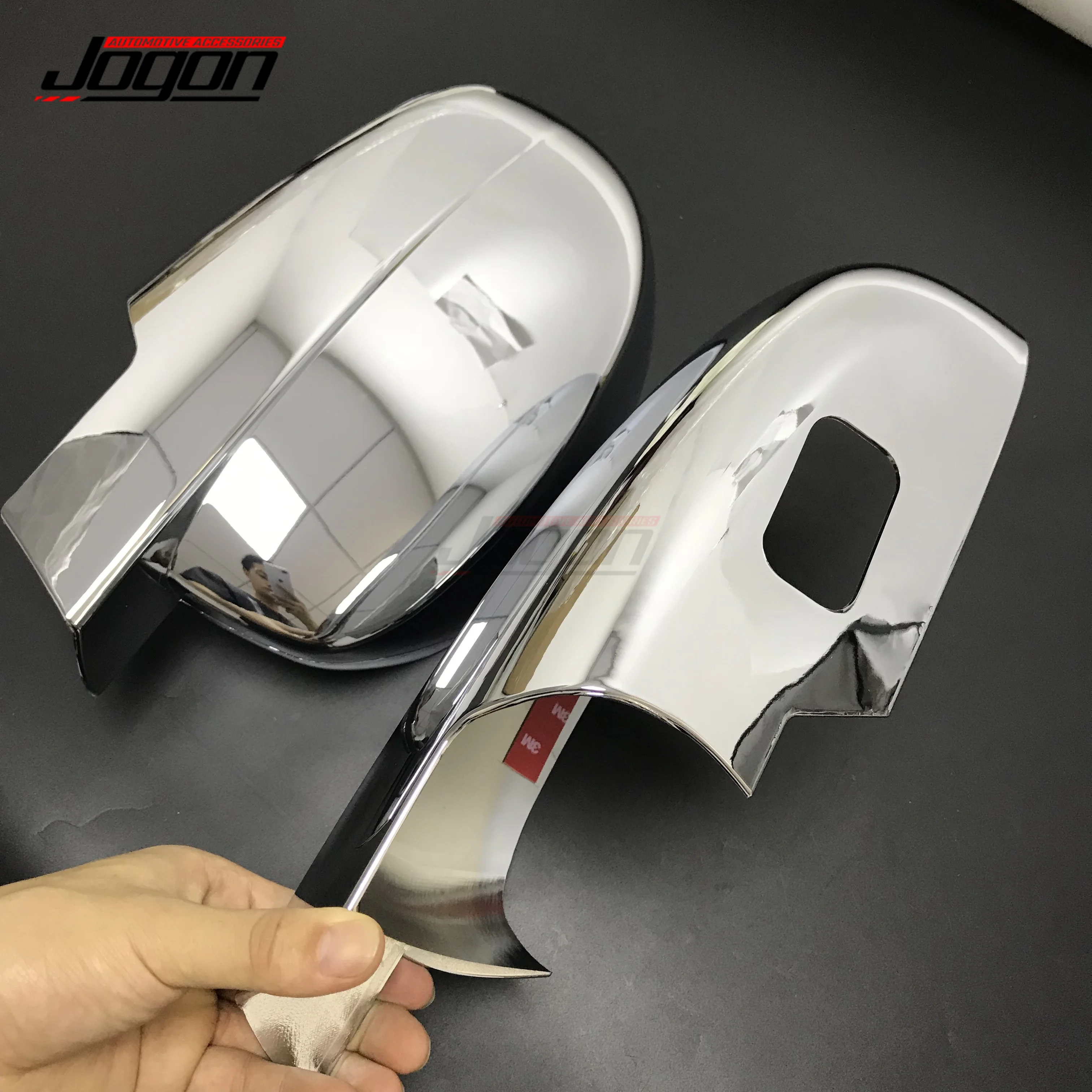 2PCS Chrome Silver Side Mirror Cover Cap Trim For 2007-2013 Silverado Suburban Tahoe Avalanche GMC Sierra Cadillac Escalade