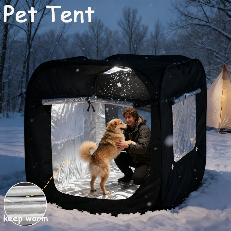

2026 Windproof New Foldable Multi-Functional Extra Large Pet Tent, Training Equipment, Suitable for Indoor Play/outdoor Shading