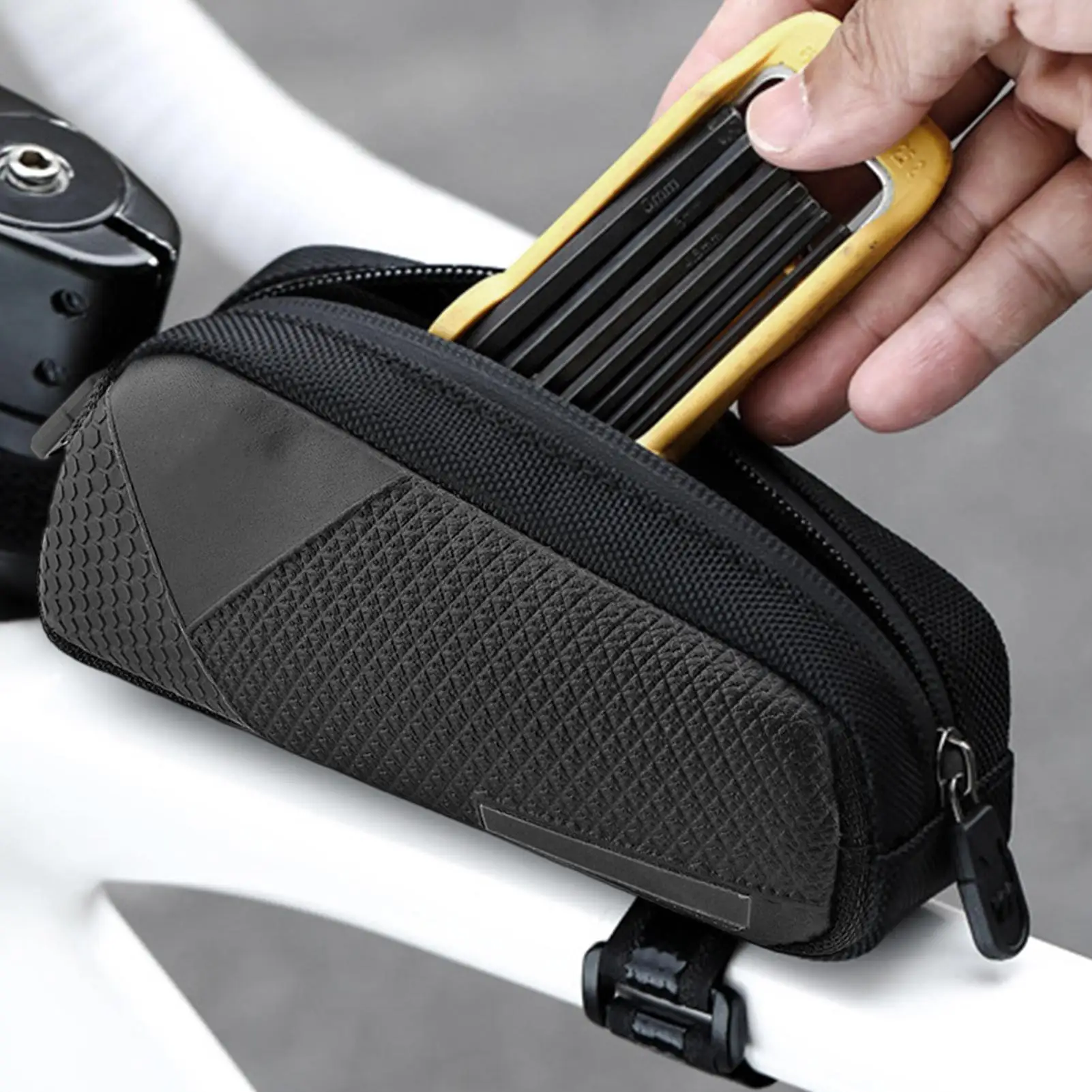 

Велосипедная сумка, сумки на переднюю раму велосипедного телефона, сумка для хранения велосипедных инструментов, сумка для телефона, кошелек, ключи, гравийная езда, поездки на работу, туризм