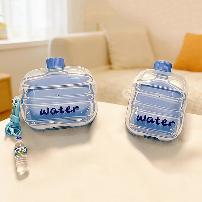 

New case For AirPods Pro 3 2 AirPods 4 3 2 1 tpu soft Protective for Apple Airpods Covers Shockproof Cases cute water bottle