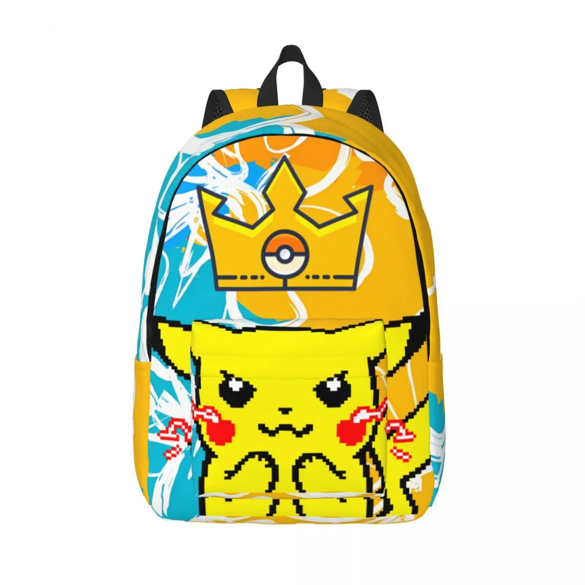 

Storage Bag Popular Anime Retro Washable Pikachu Teen Girl Boy Men Women Adult Birthday Gift Adjustable Strap Schoolbag School