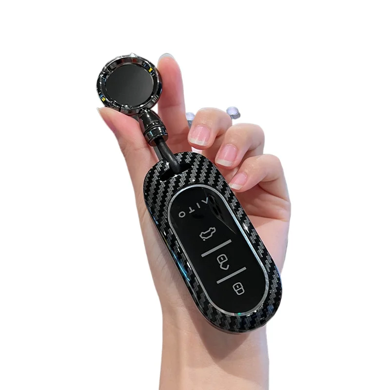 

Protective ABS Key Cover Case for AITO M9/M5/M7/M8 Ultra (2025) - Key Fob Shell Keybag Keychain