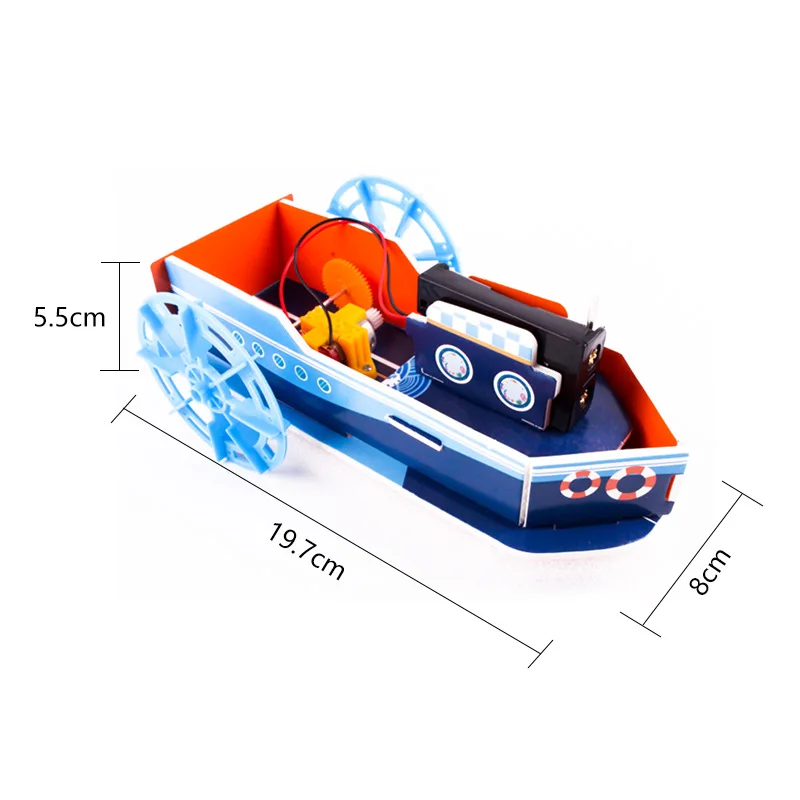 新しい KT ボードパドル汽船手作り DIY 技術少量生産科学楽しい実験研究教材材料 P